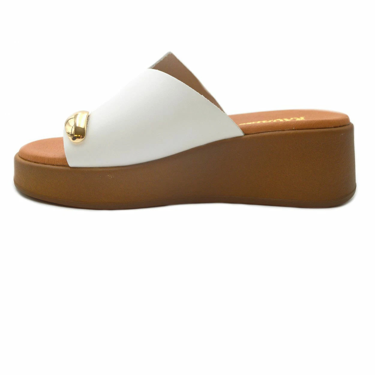 RAGAZZA δερμάτινα σανδάλια FLATFORMS 01153