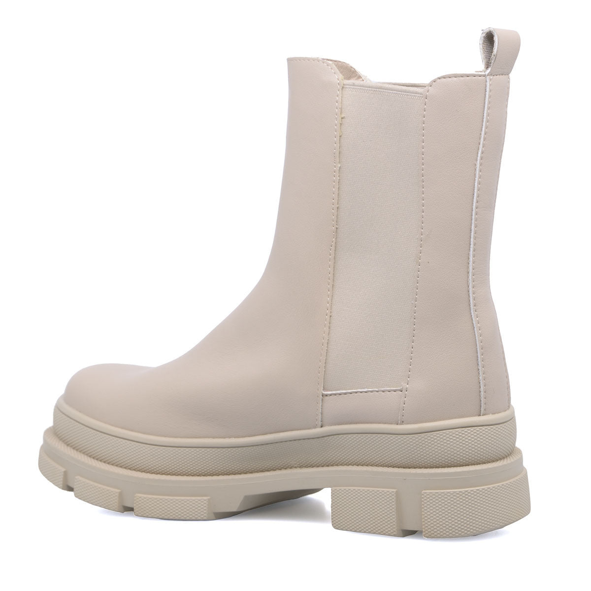 SEVEN OFF-WHITE CHELSEA BOOTIES