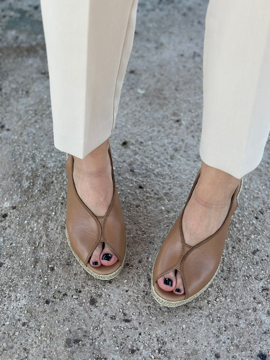 Πλατφόρμες δερμάτινες Ragazza 0667