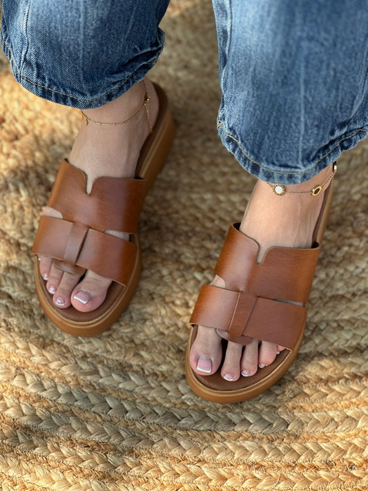 ZIZEL Δερμάτινα σανδάλια 608