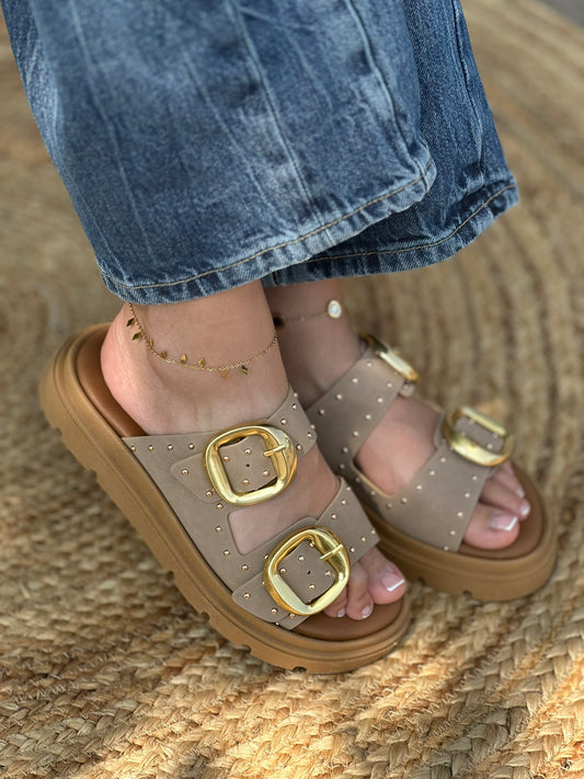 ZIZEL Δερμάτινα σανδάλια F-77