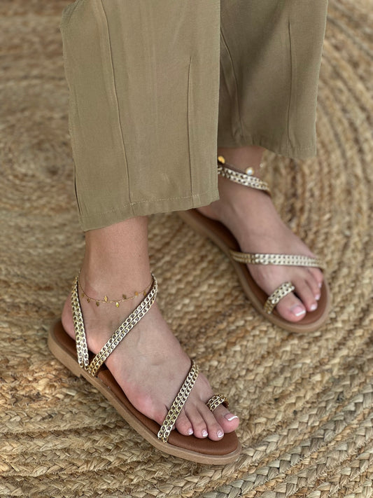 ZIZEL Δερμάτινα σανδάλια 148