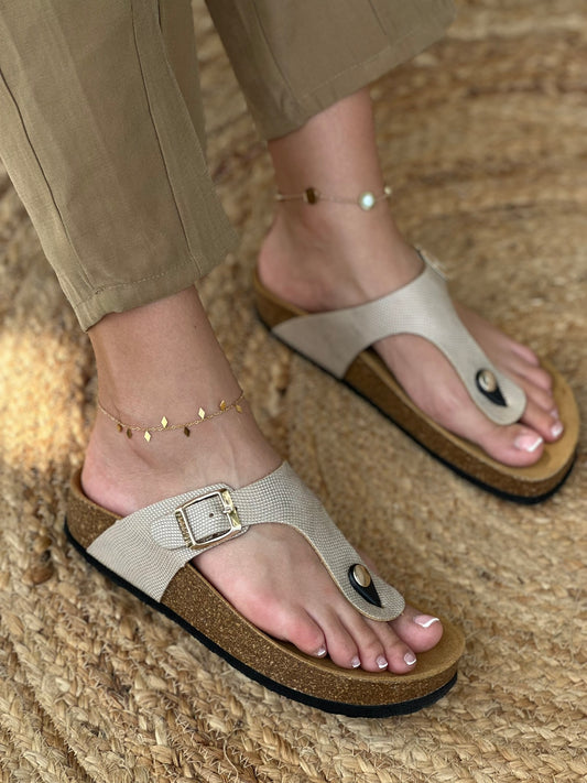 Σανδάλια δερμάτινα Plakton 341671