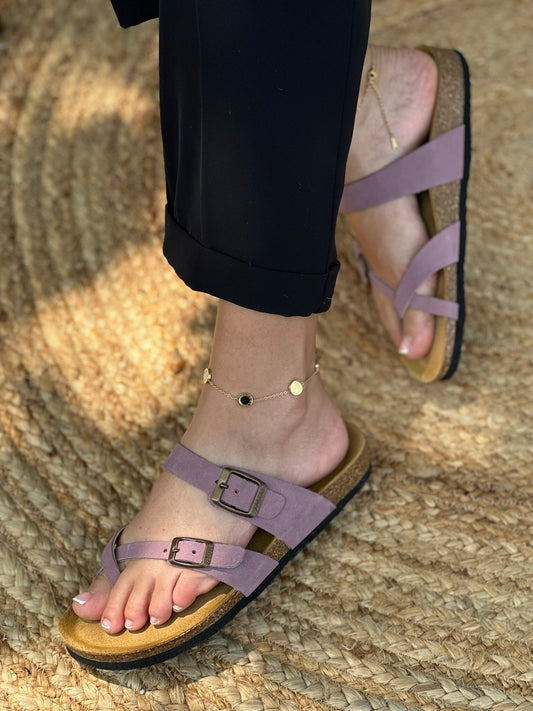 Σανδάλια ανατομικά δερμάτινα Plakton 181032