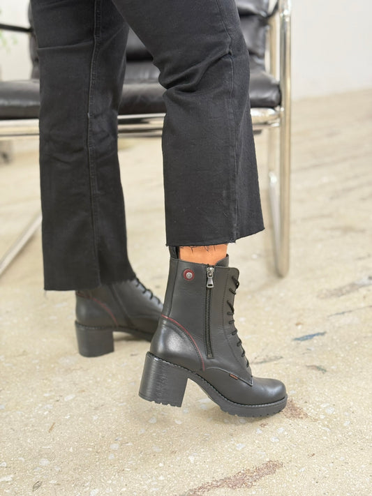 Ragazza 0579 Δερμάτινα Γυναικεία Αρβυλάκια με Τακούνι