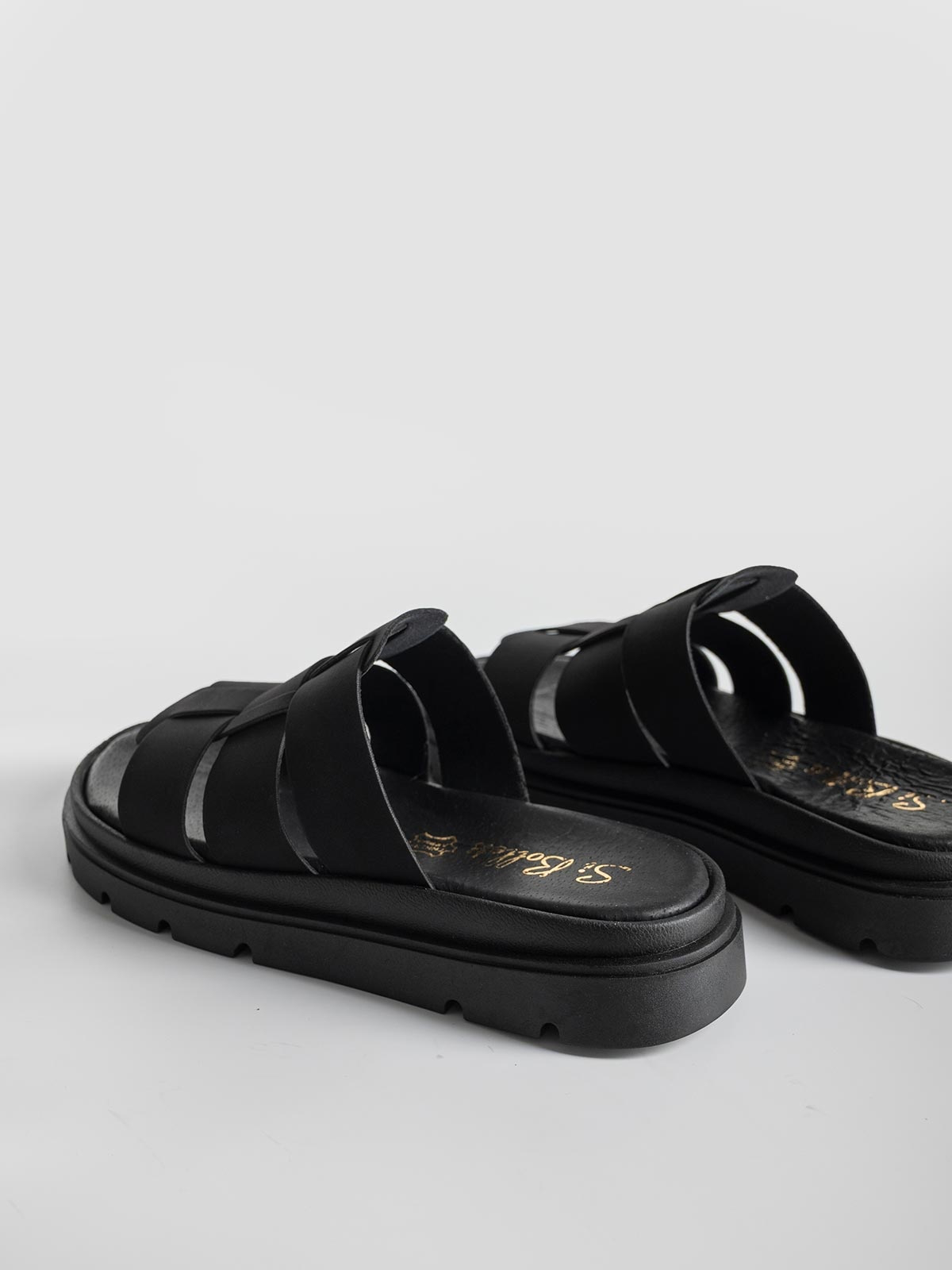 Flatforms Si Bolleti με μαλακή σόλα & πλεκτές φάσες