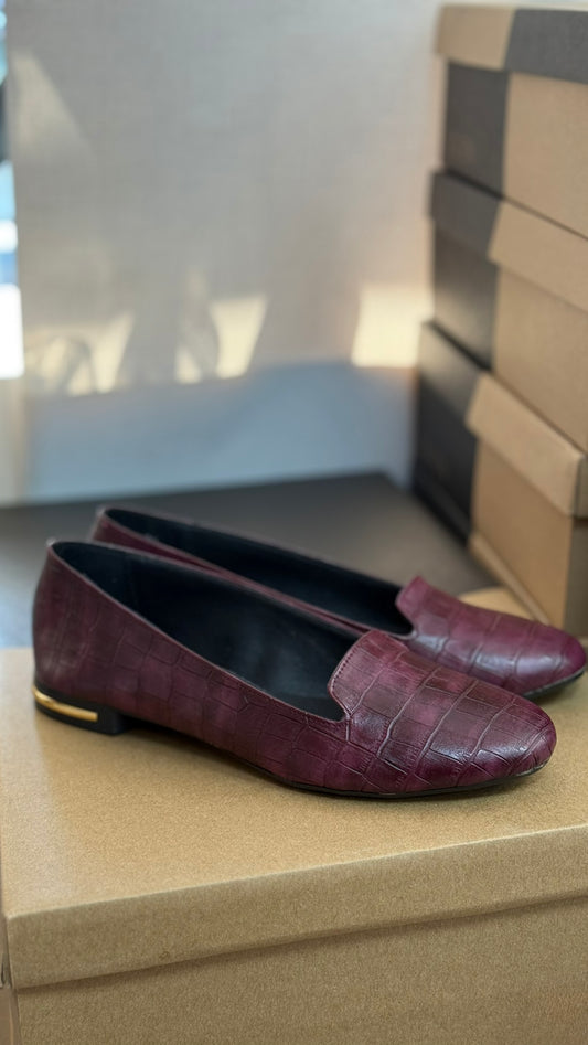 Δερμάτινη μπαλαρίνα ZIZEL 201