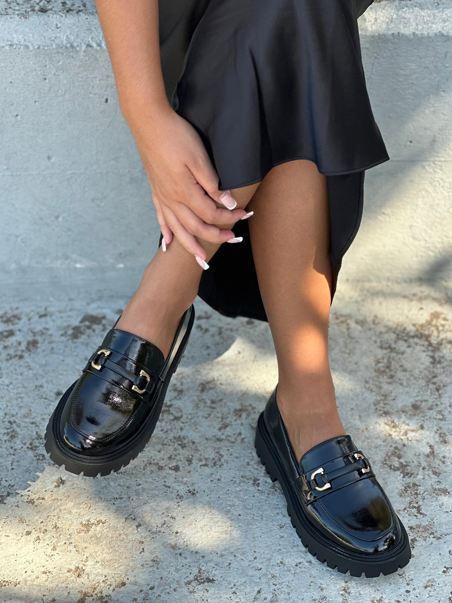 SHINY LOAFERS
