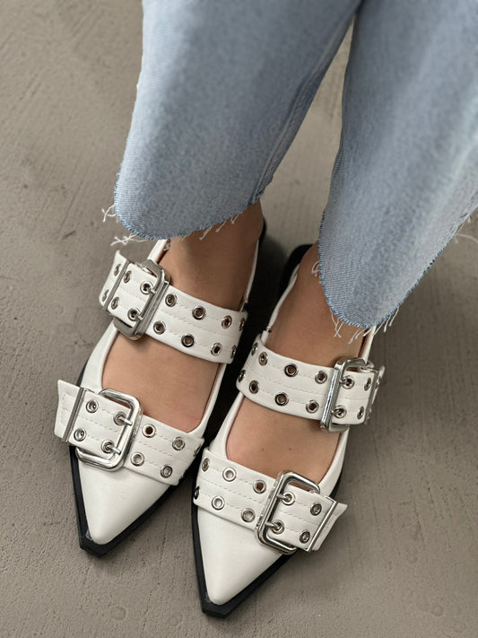 POINTY SLINGBACK BALLERINAS