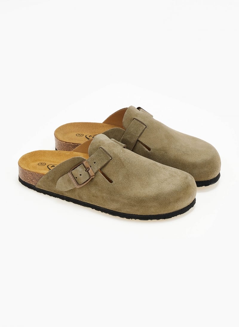 Clogs ανατομικά από δέρμα καστόρι