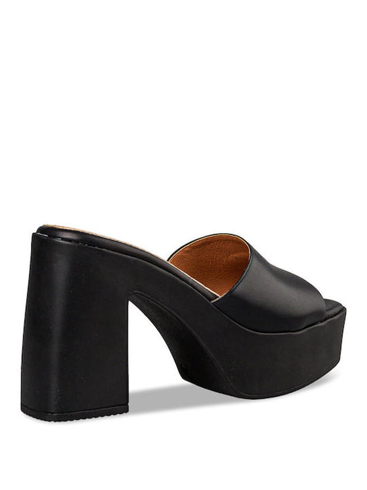 PLATFORM HEEL MULES