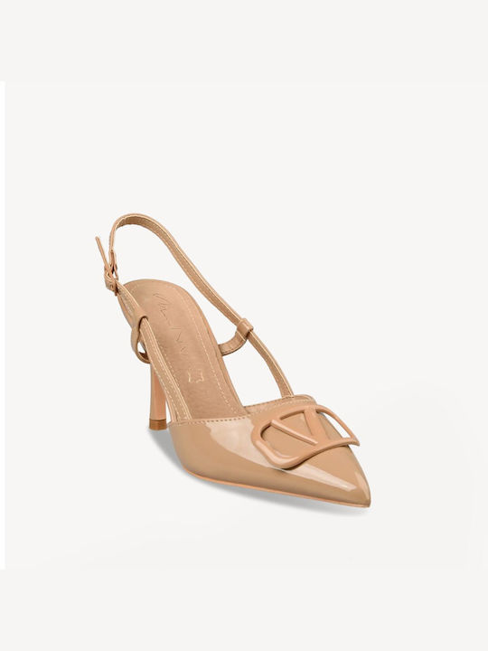 SLINGBACK STILETTO PUMPS