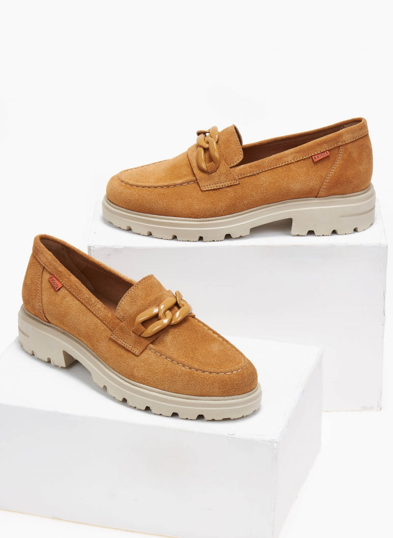 Loafers καστόρινα με κρίκους Ragazza