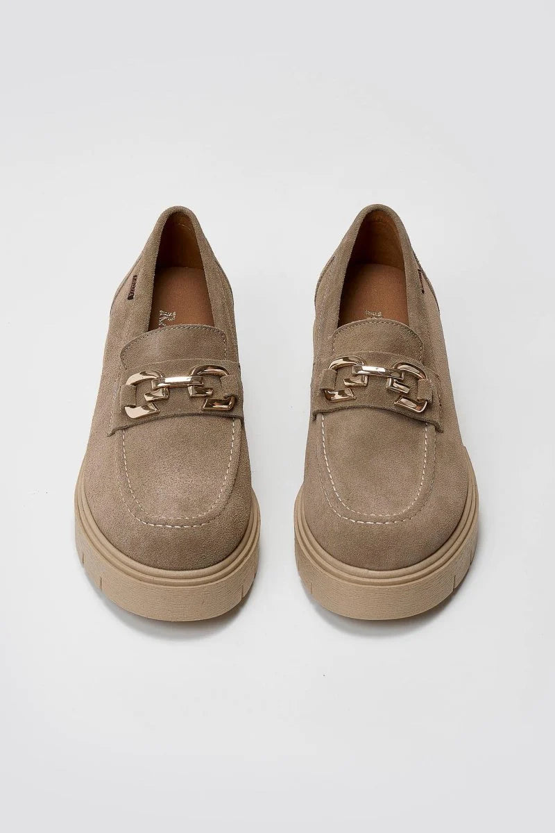 Ragazza Suede δερμάτινα loafers 0190