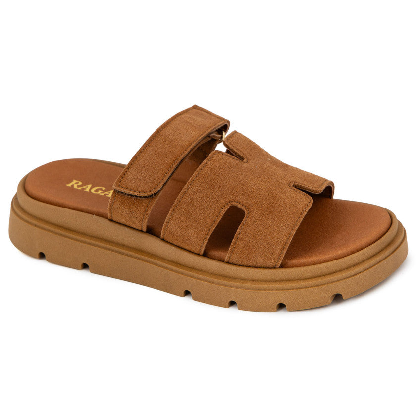 Flatform σανδάλια δερμάτινα Ragazza 01024