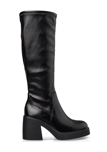 BLOCK MID-HEELED BOOTS