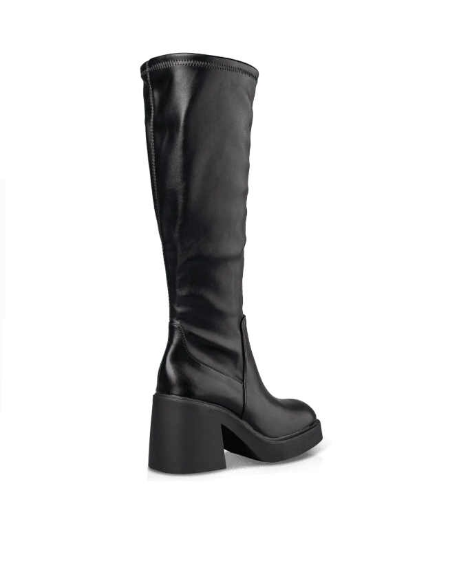 BLOCK MID-HEELED BOOTS