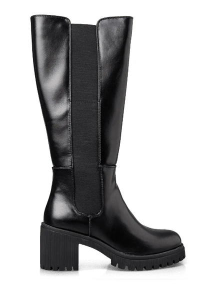 BLOCK MID-HEELED BOOTS
