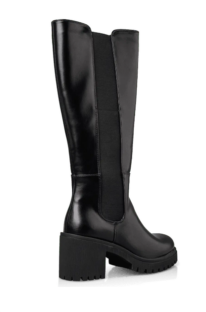 BLOCK MID-HEELED BOOTS