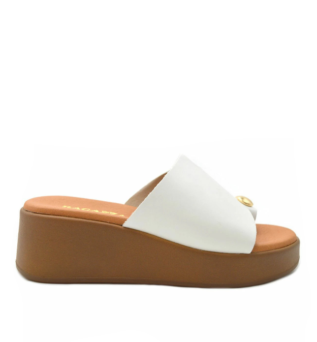 RAGAZZA δερμάτινα σανδάλια FLATFORMS 01153
