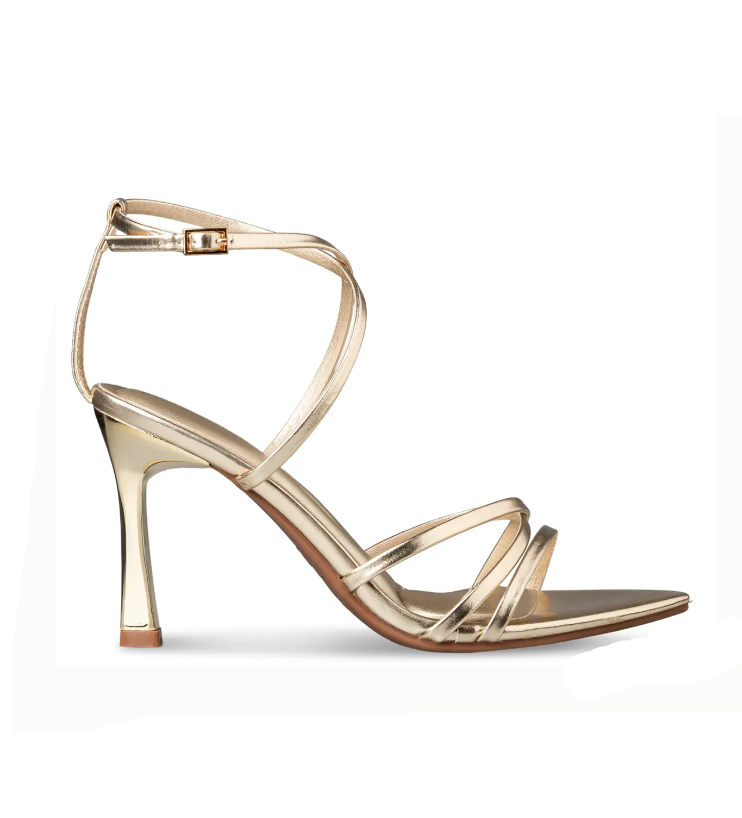 FLARED HEEL SANDALS