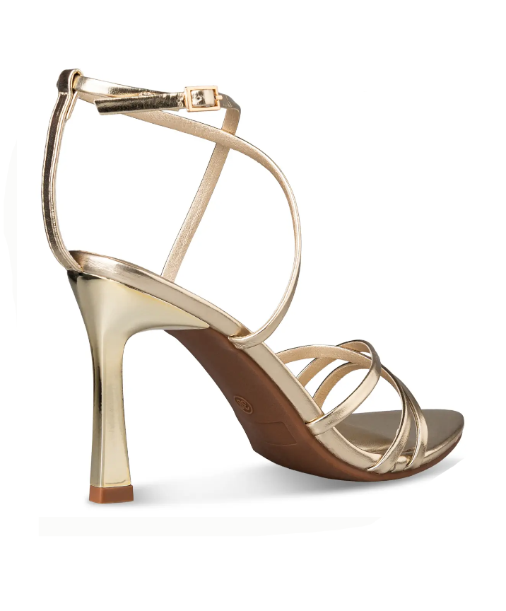 FLARED HEEL SANDALS