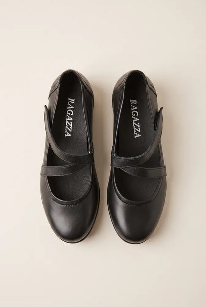 Flatform μπαλαρίνες RAGAZZA με Velcro 0175