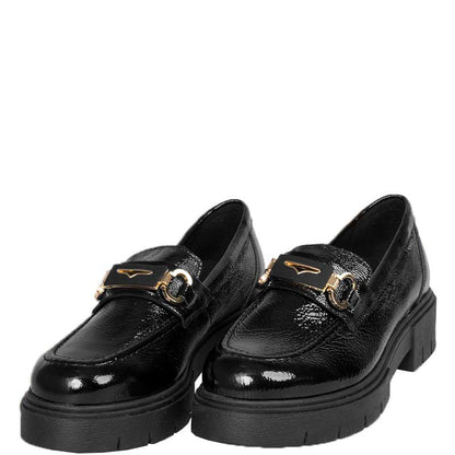 Ragazza δερμάτινα loafers 0197