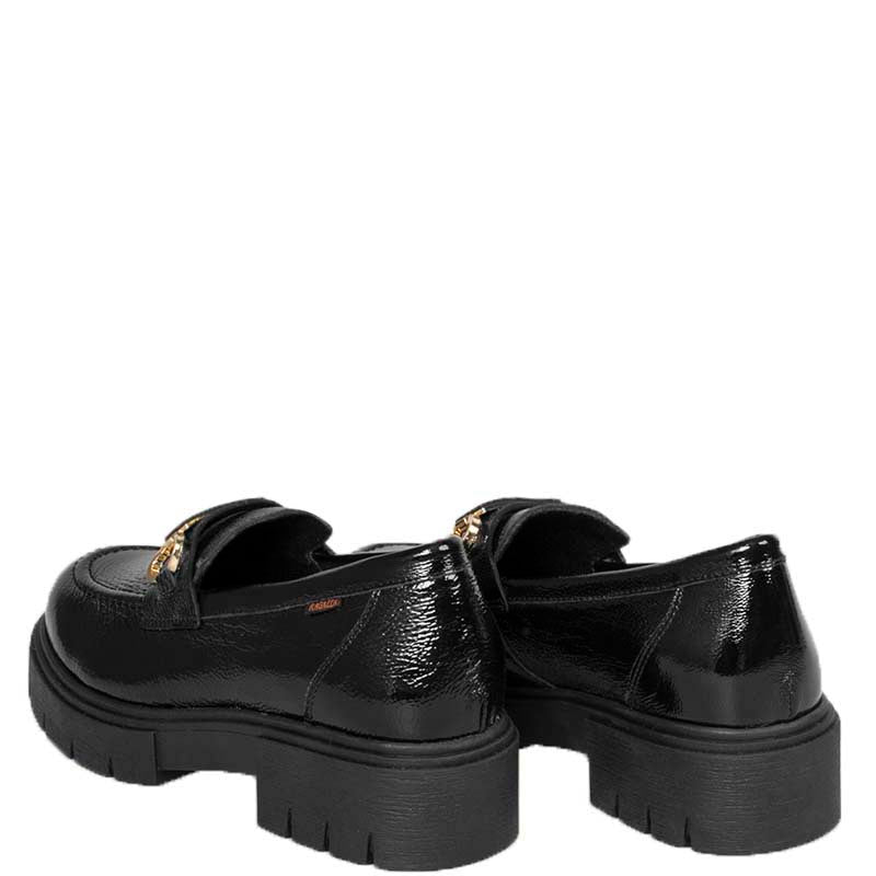 Ragazza δερμάτινα loafers 0197