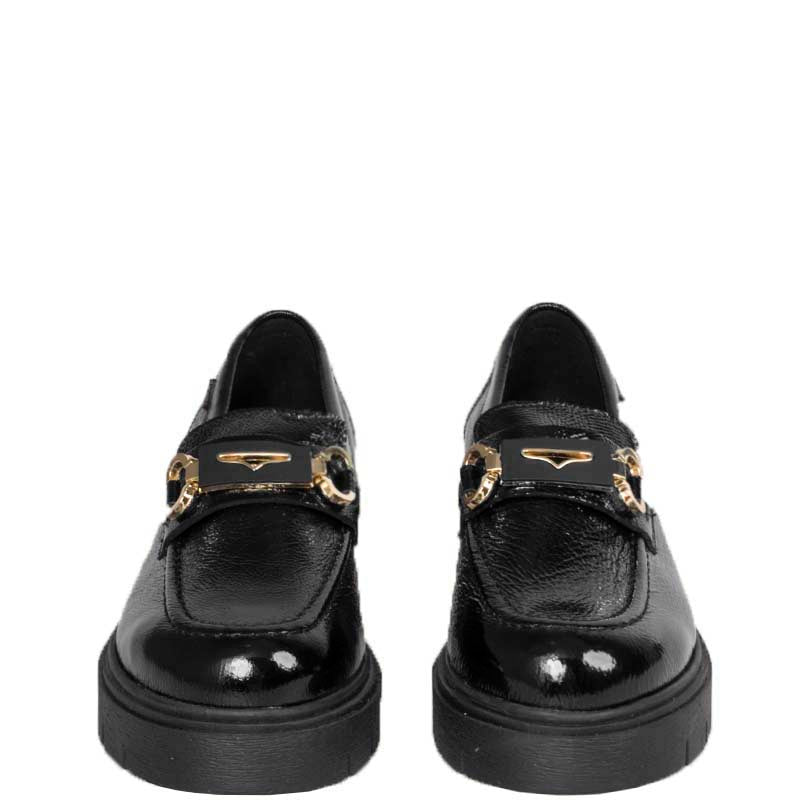 Ragazza δερμάτινα loafers 0197