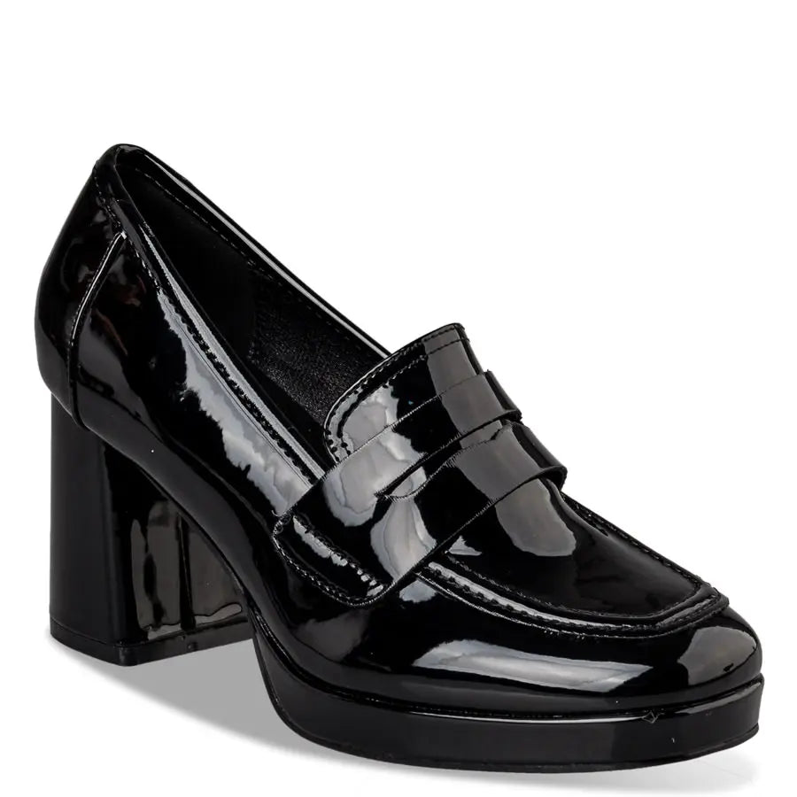 PLATFORM HEEL LOAFERS
