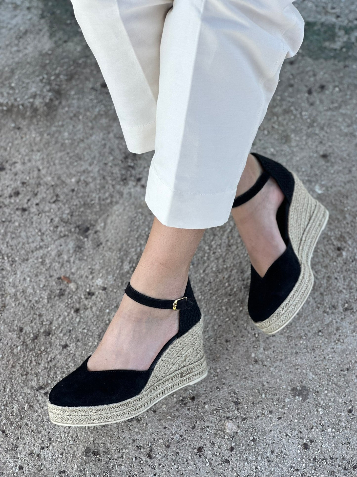 Εσπαντρίγιες platforms καστόρινες Ragazza 0699