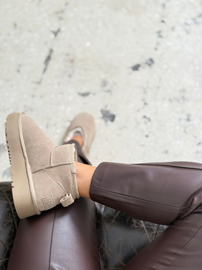 Seven Suede Γυναικεία Μποτάκια