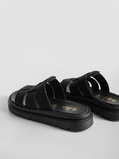 Flatforms Si Bolleti με μαλακή σόλα & πλεκτές φάσες