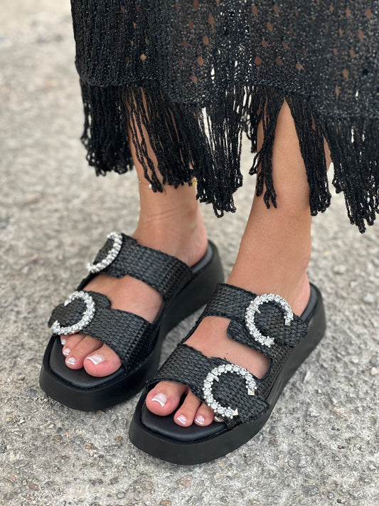 ZIZEL LEATHER PLATFORM SANDAL