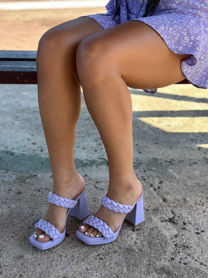 PLATFORM HEEL SANDALS