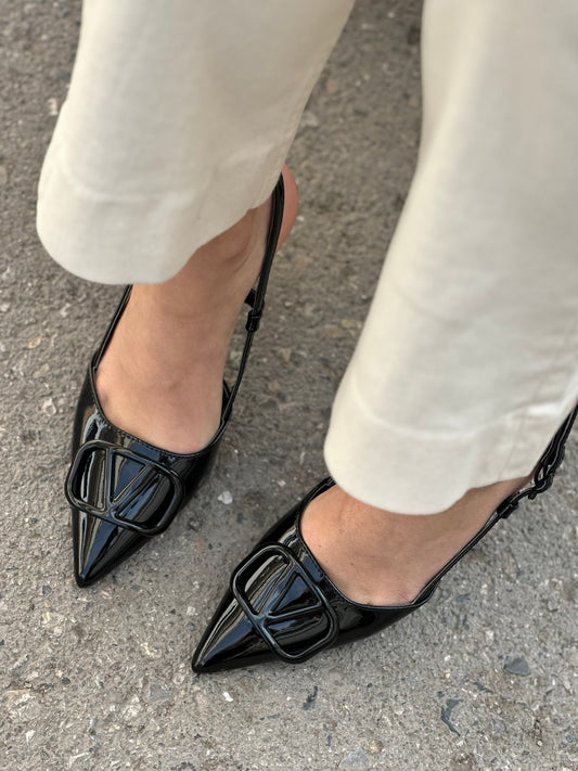 SLINGBACK STILETTO PUMPS