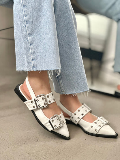 POINTY SLINGBACK BALLERINAS
