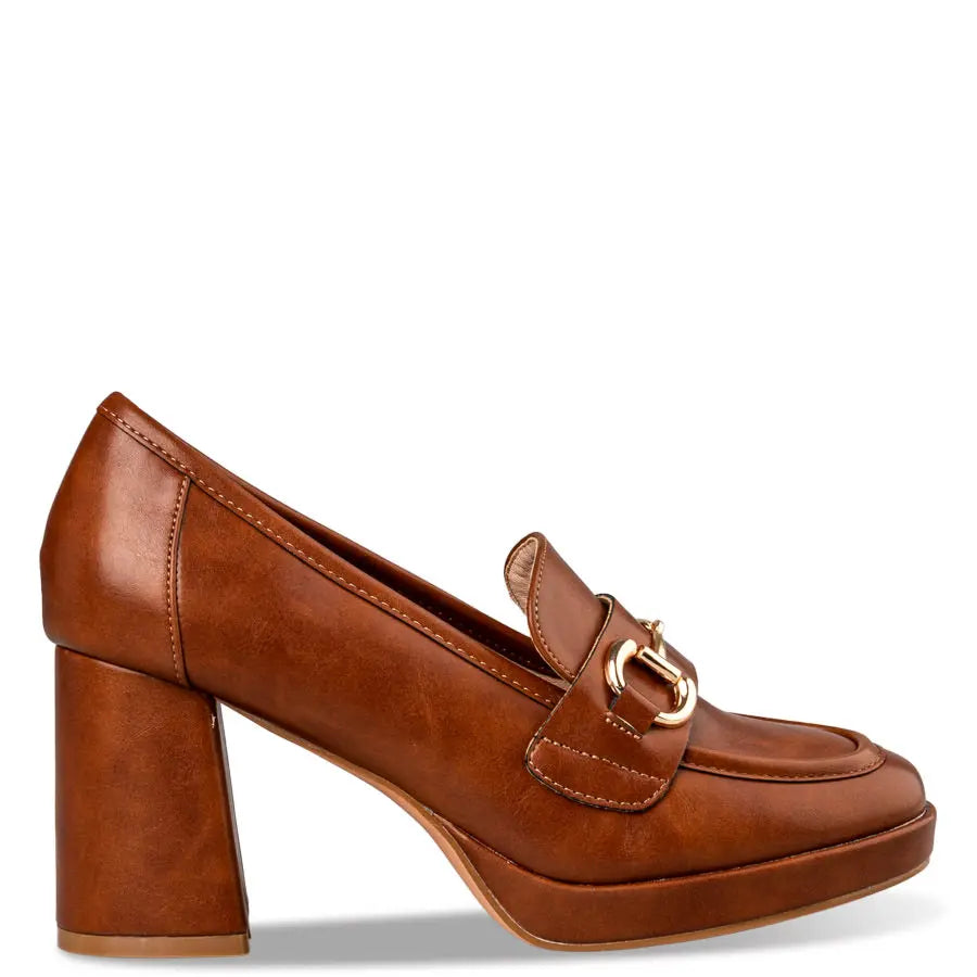 PLATFORM HEEL LOAFERS