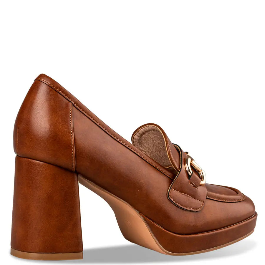 PLATFORM HEEL LOAFERS