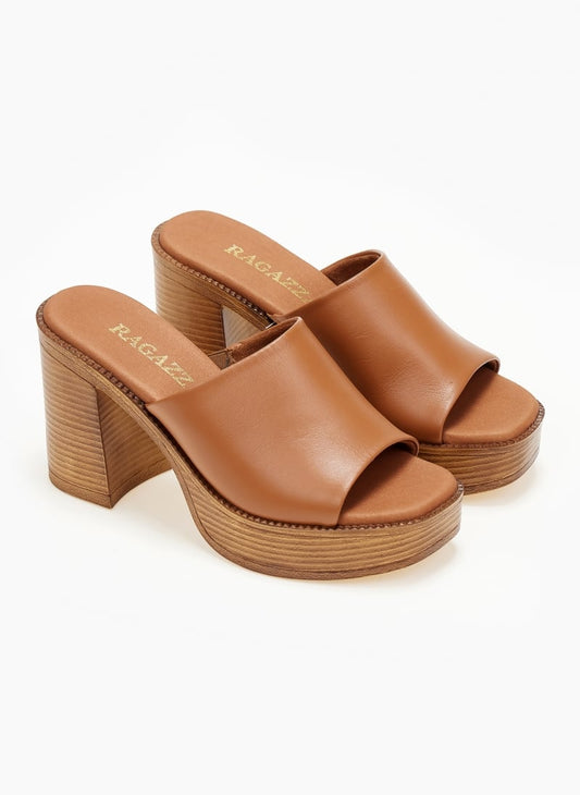 Clogs δερμάτινα Ragazza 0920