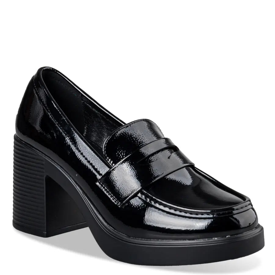 PLATFORM HEEL LOAFERS