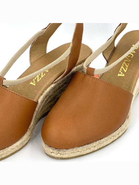 Εσπαντρίγιες platforms δερμάτινες Ragazza 0672