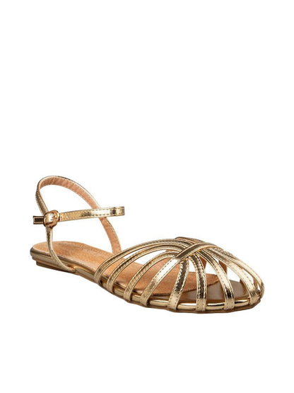 ENVIE SHOES SLINGBACK FLAT SANDALS