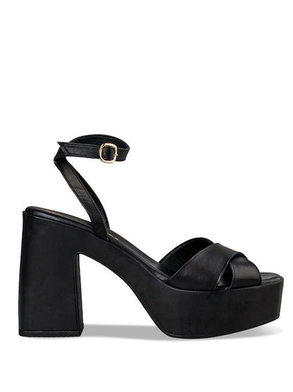 PLATFORM HEEL SANDALS