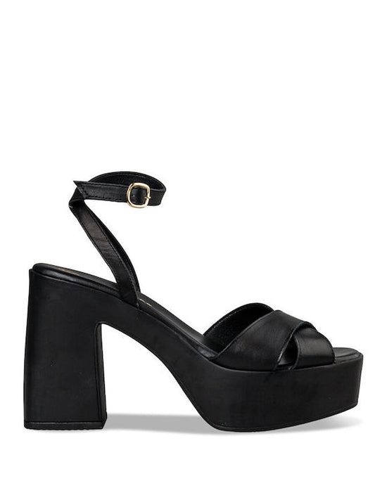 PLATFORM HEEL SANDALS