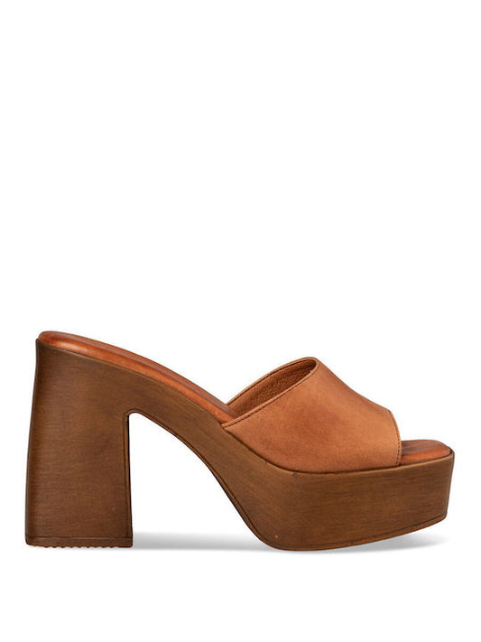 PLATFORM HEEL MULES