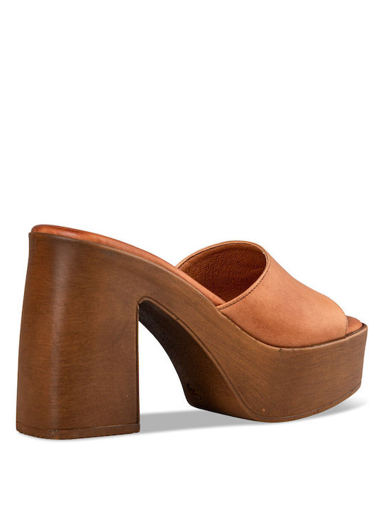 PLATFORM HEEL MULES