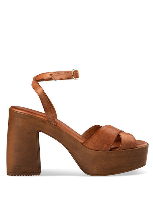 PLATFORM HEEL SANDALS