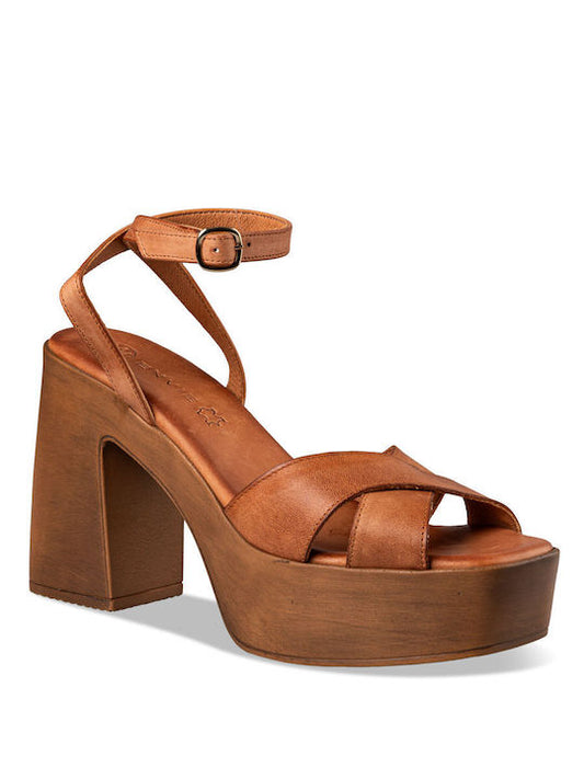 PLATFORM HEEL SANDALS